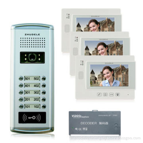 7-inch Indoor Monitor for 10-apartment